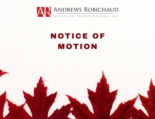 Notice of Motion: Opening the Door for Other Relief